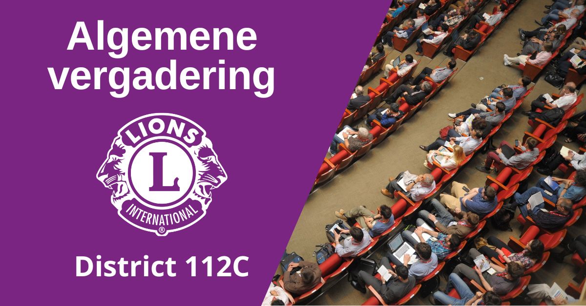 Uitnodiging Tot De Algemene Vergadering Van De VZW – Lions Clubs ...